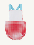 Sayre Sunsuit-Richmond Red Gingham