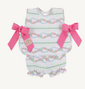 Talbott Tie Side- Garlands with Winter Park Pink