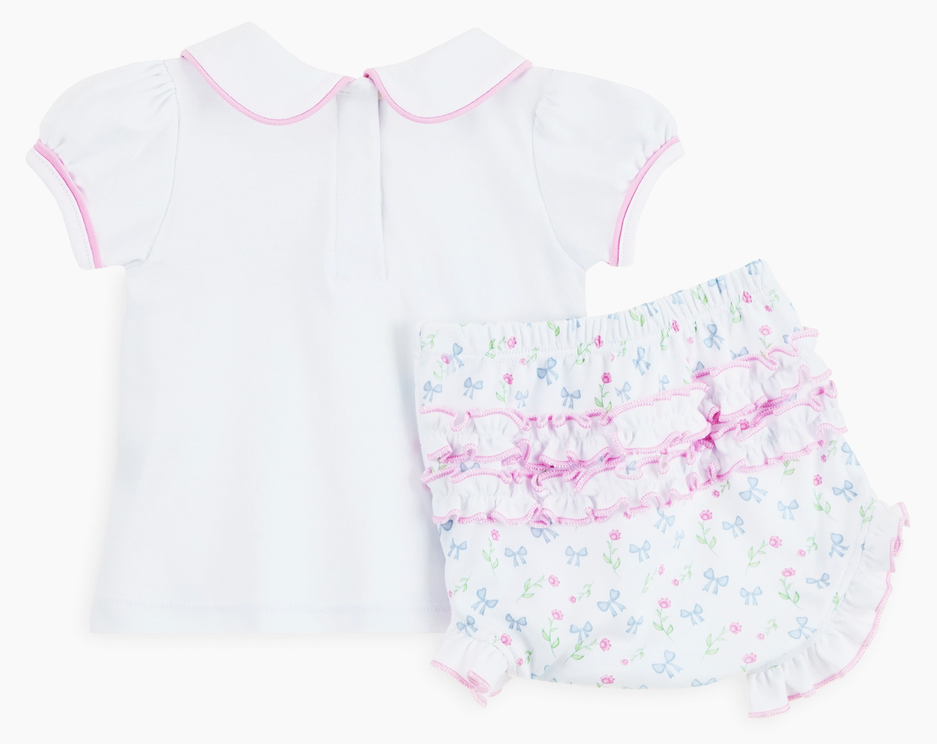 Evelyn's Classic Smocked Diaper Cover Set
