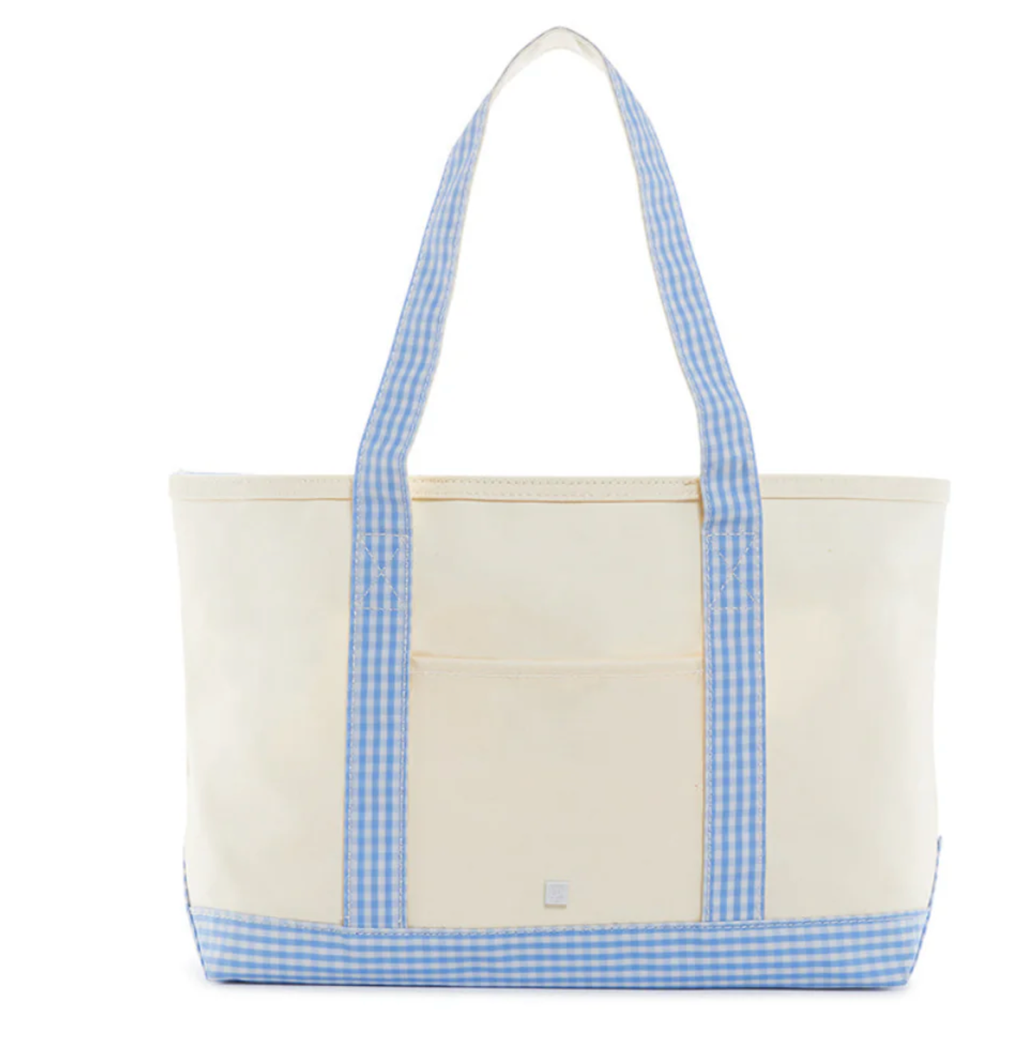 Medium Tote- Gingham Sky