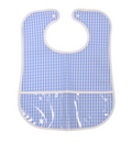 Clean up Bib- Gingham Sky
