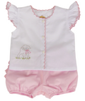 Diaper Cover Set- Pink Lamb