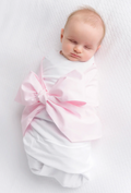 Bow Swaddle- Pink