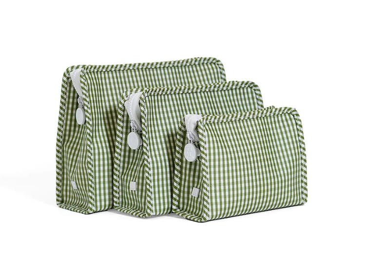 Small Roadie- Gingham Moss