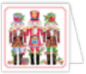 Enclosure Card- Red and Green Plaid Nutcracker