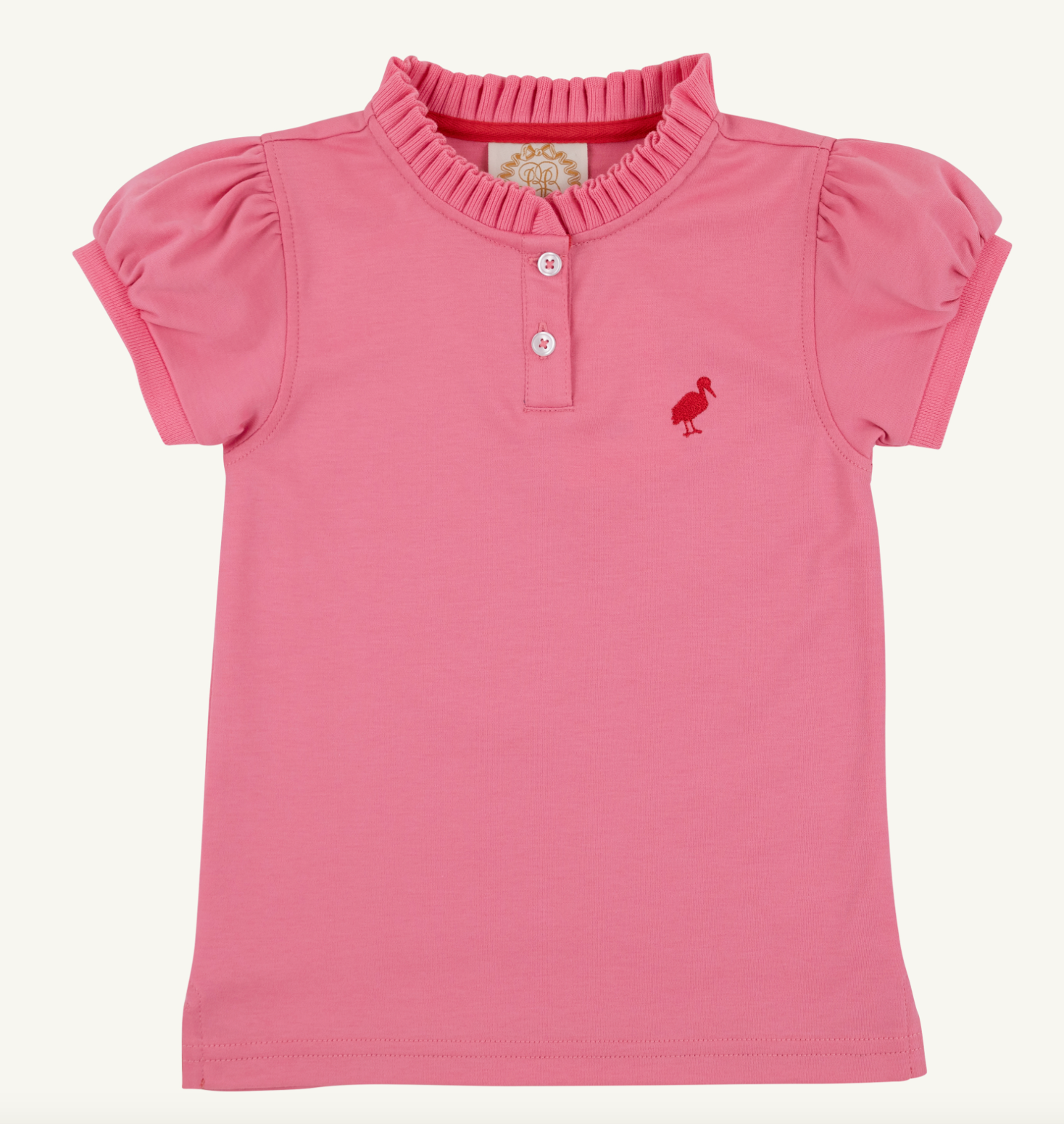 Little Miss Prim and Proper Polo- Puff Sleeve