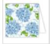 Enclosure Card- Blue hydrangea Pattern