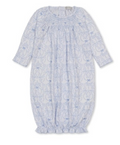 Light Blue Ribbon Floral Daygown