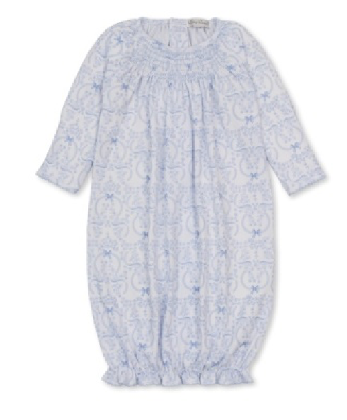 Light Blue Ribbon Floral Daygown