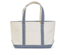 Medium Tote- navy gingham