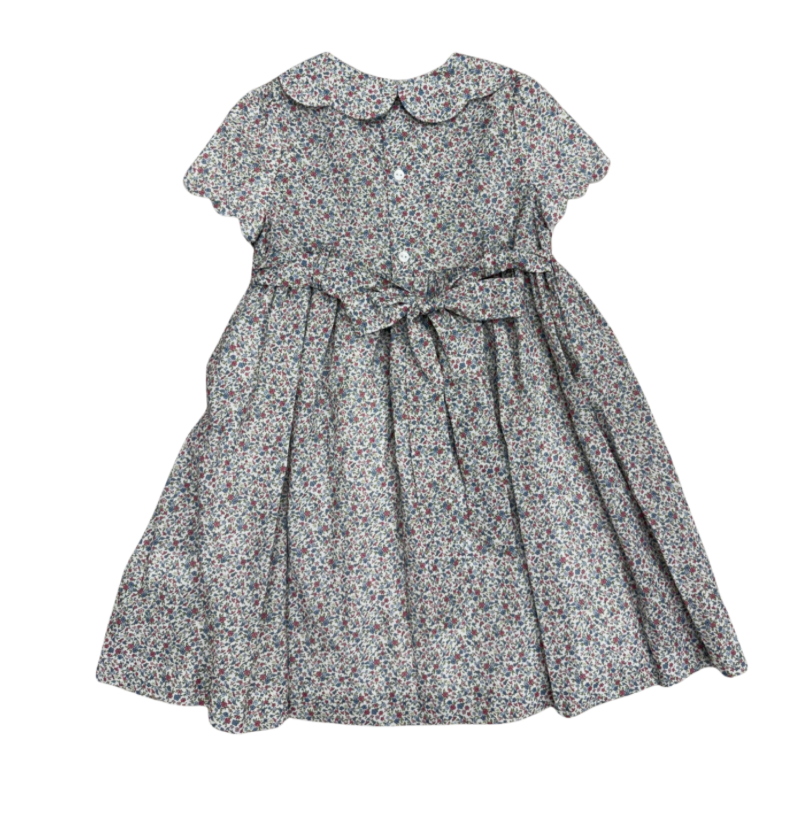 Fall Blossom Smocked Dress