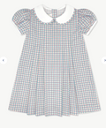 Perfectly Pleated Dress- Primary Plaid