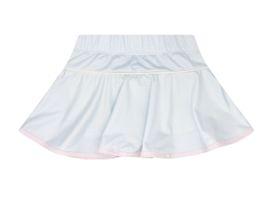 Quinn Skort- Cotton Candy Mini Gingham