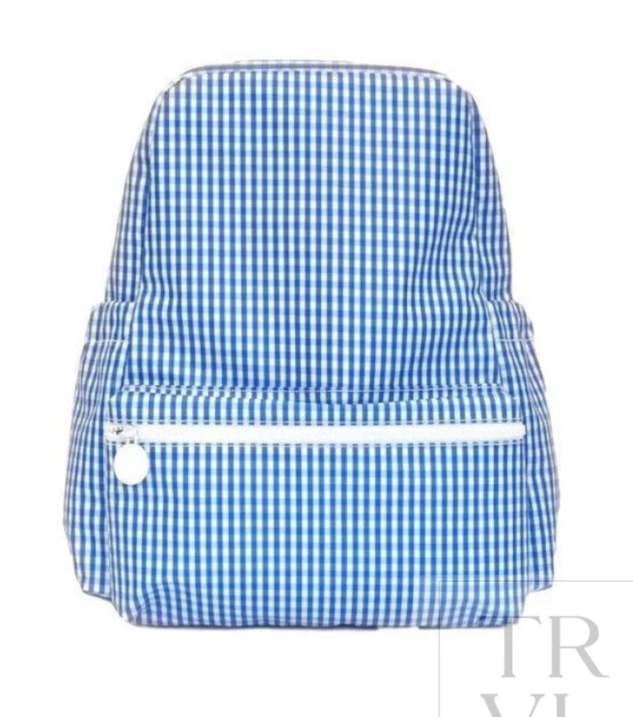 Backpacker- Royal Blue gingham