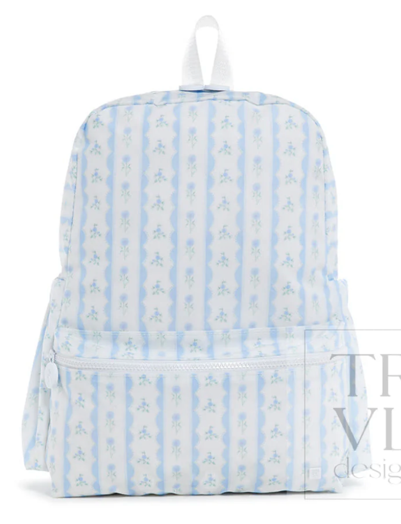 Backpacker- Ribbon Floral Blue