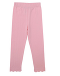 Scallop Legging- Light Pink