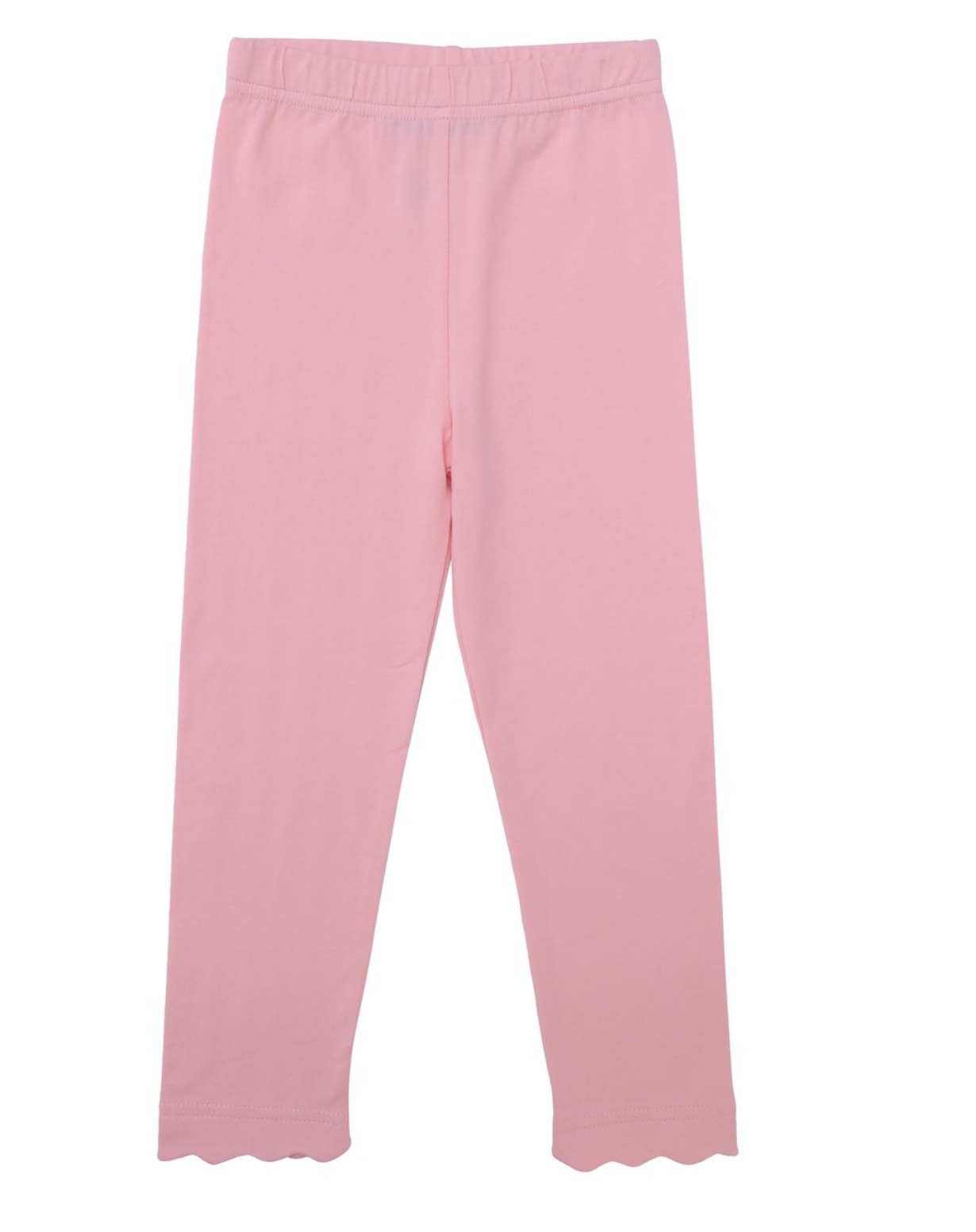 Scallop Legging- Light Pink