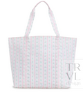 Jumbo Tote- Ribbon Floral Pink
