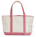Medium Tote- Red Gingham
