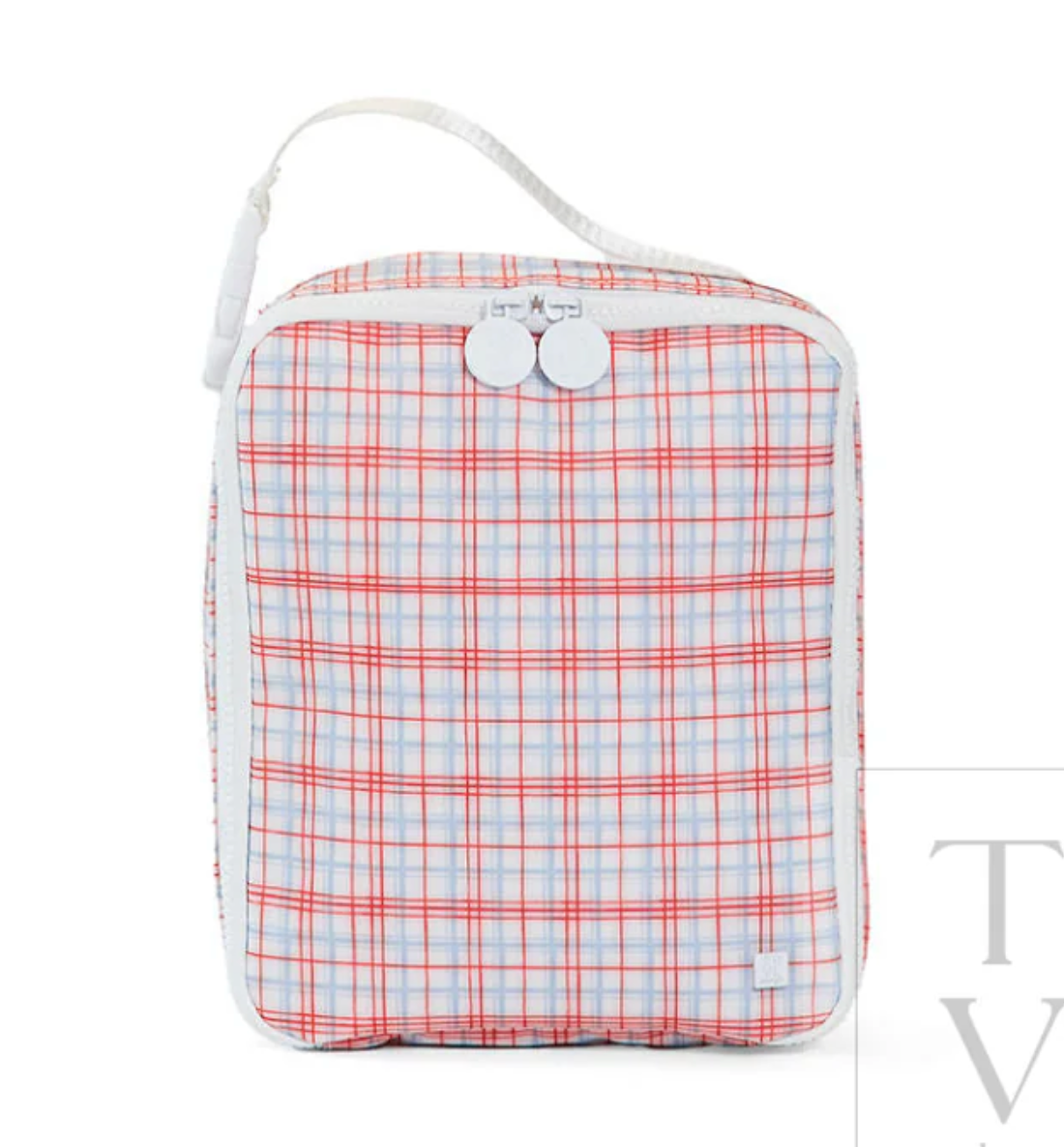 Lunch Bag Insulated- Classic Red Plaid