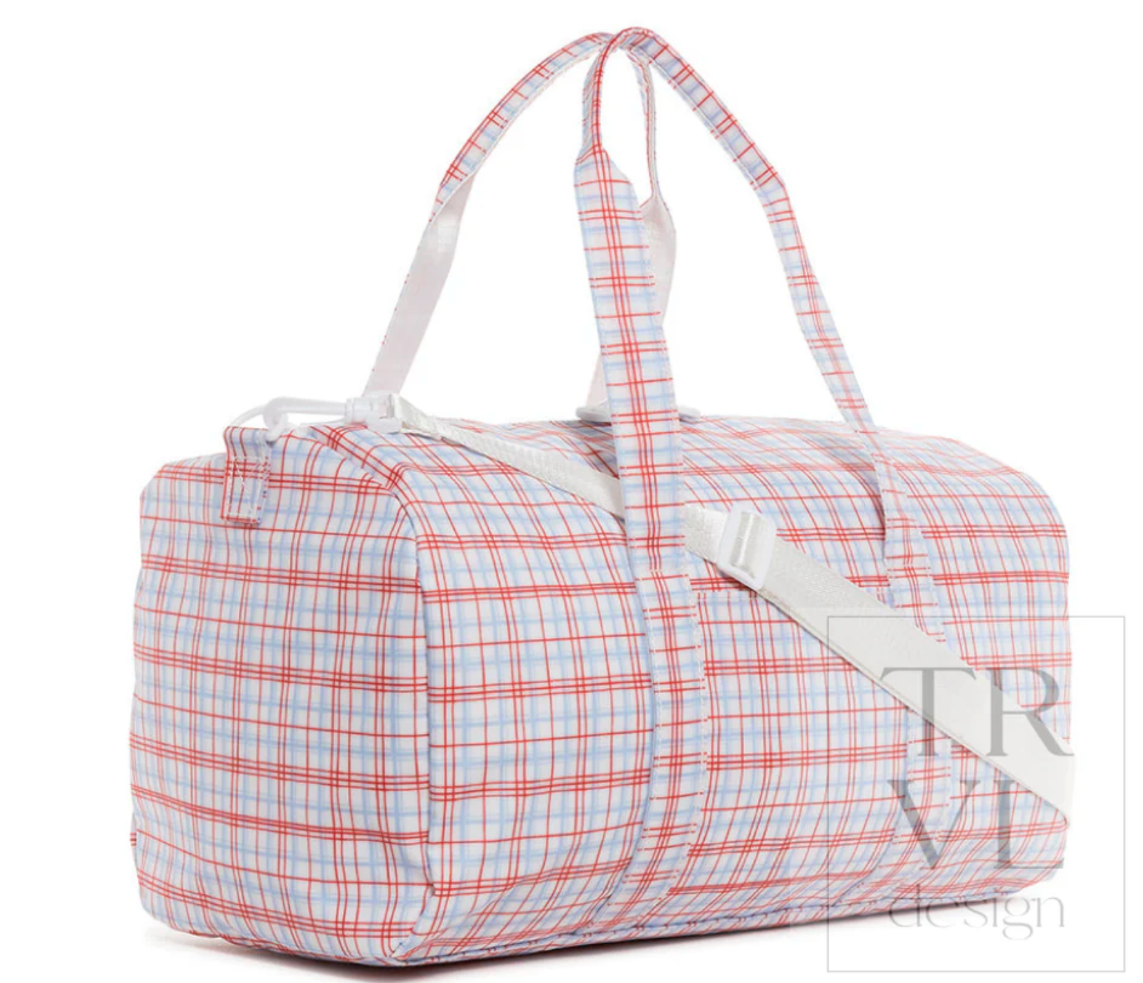 Weekender Duffle- Classic Red Plaid