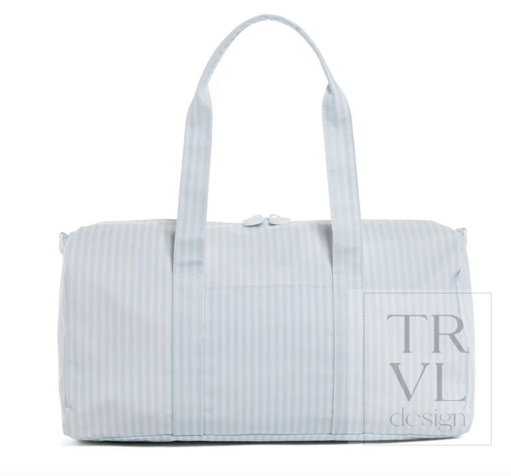Weekender Duffle- Pimlico Blue Stripe