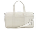 Weekender Duffle- Gingham Peral Grey