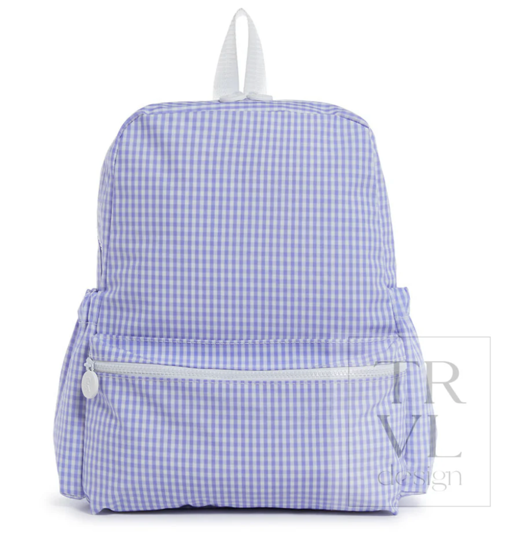 Backpacker- Gingham Lilac