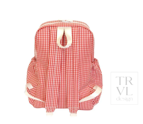 Backpacker- Gingham Red