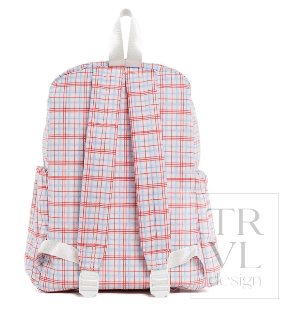Backpacker- Classic Plaid Red