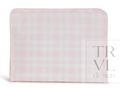 Medium Roadie- Pimlico Plaid Pink
