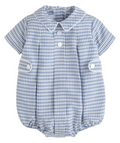Davant Bubble- Gray Blue Gingham
