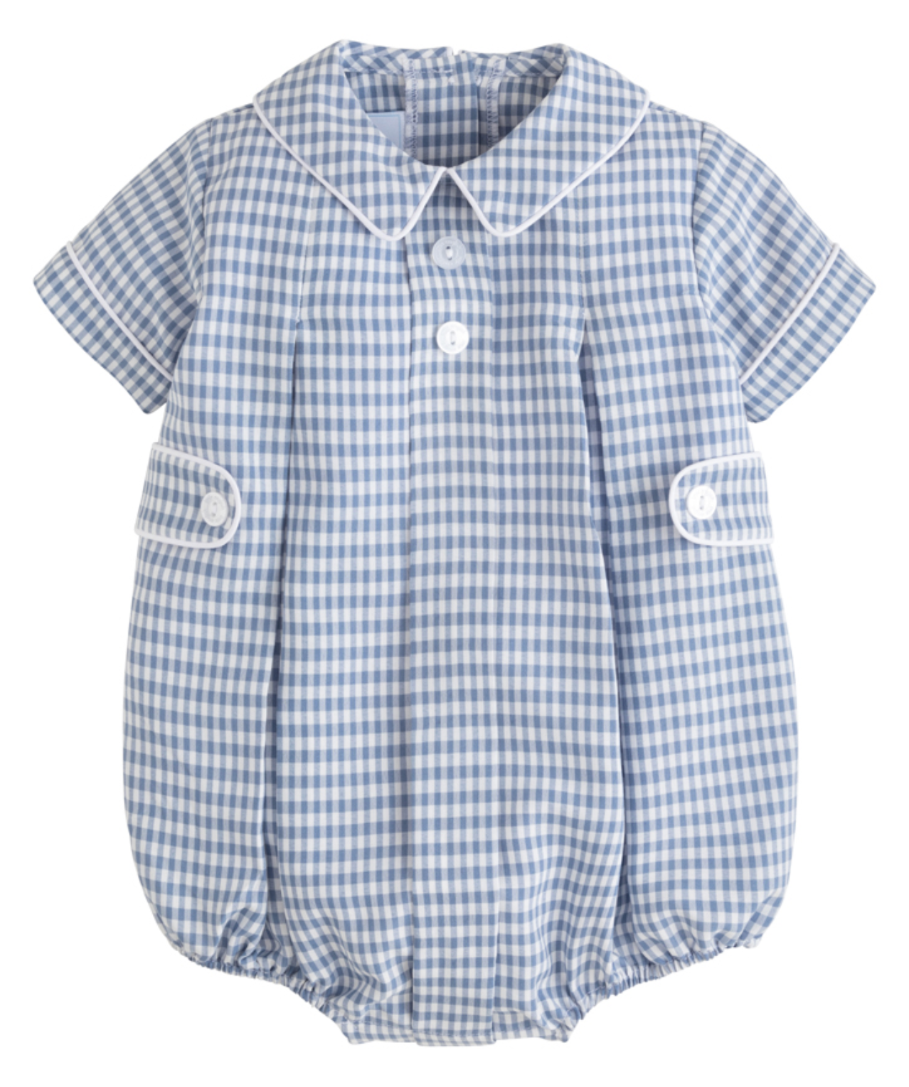 Davant Bubble- Gray Blue Gingham