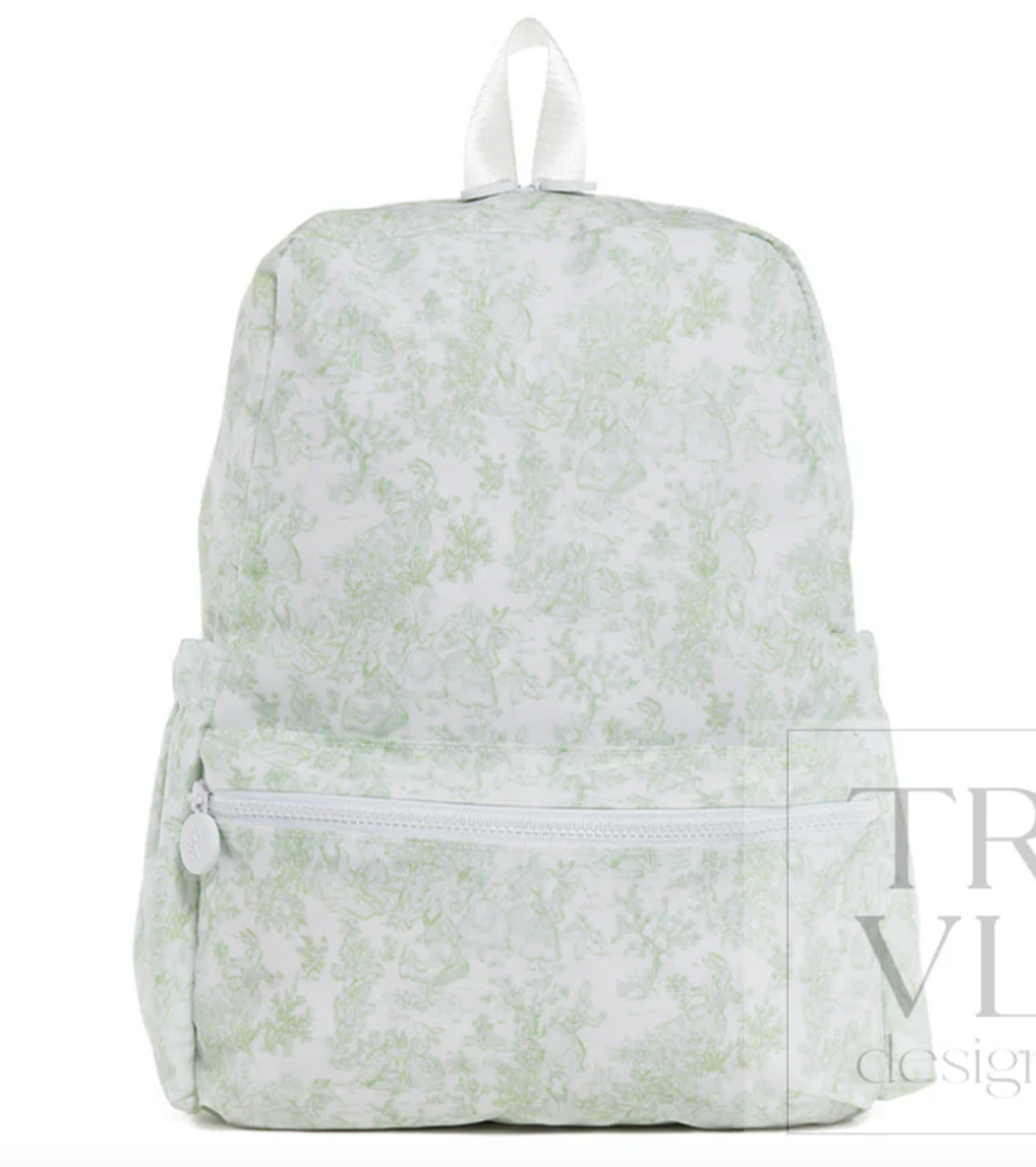 Backpacker- Bunny Toile Green