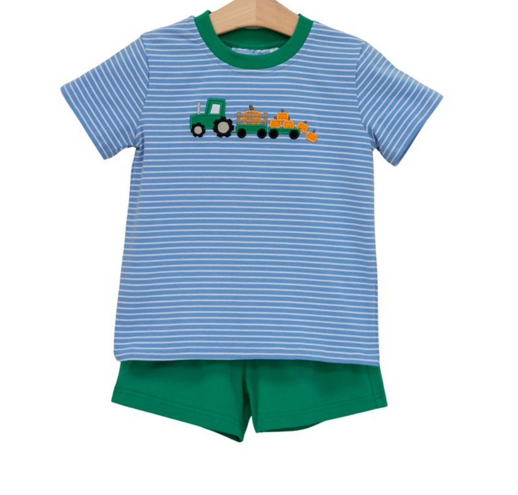 Tractor Trail Short Set