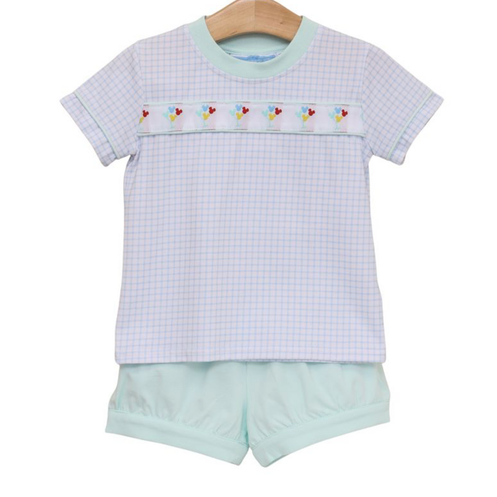 Magical Balloons Banded Short Set
