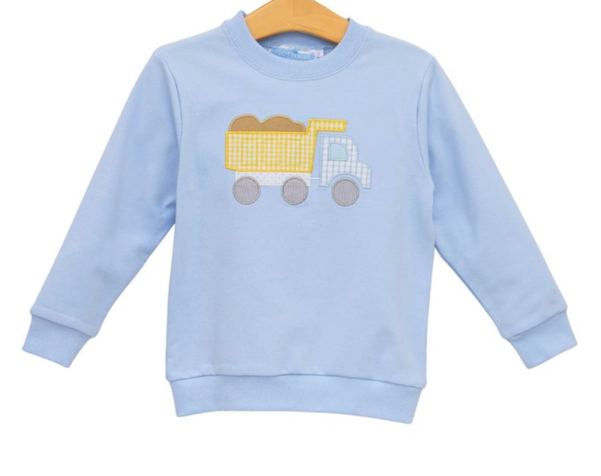 French Terry Pullover- Dump Truck