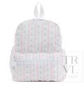 Mini backer- Ribbon Floral Pink