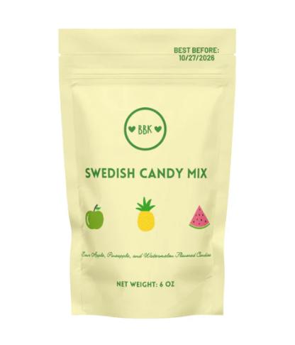 Swedish Candy Mix- Pineapple, Sour Apple, Watermelon