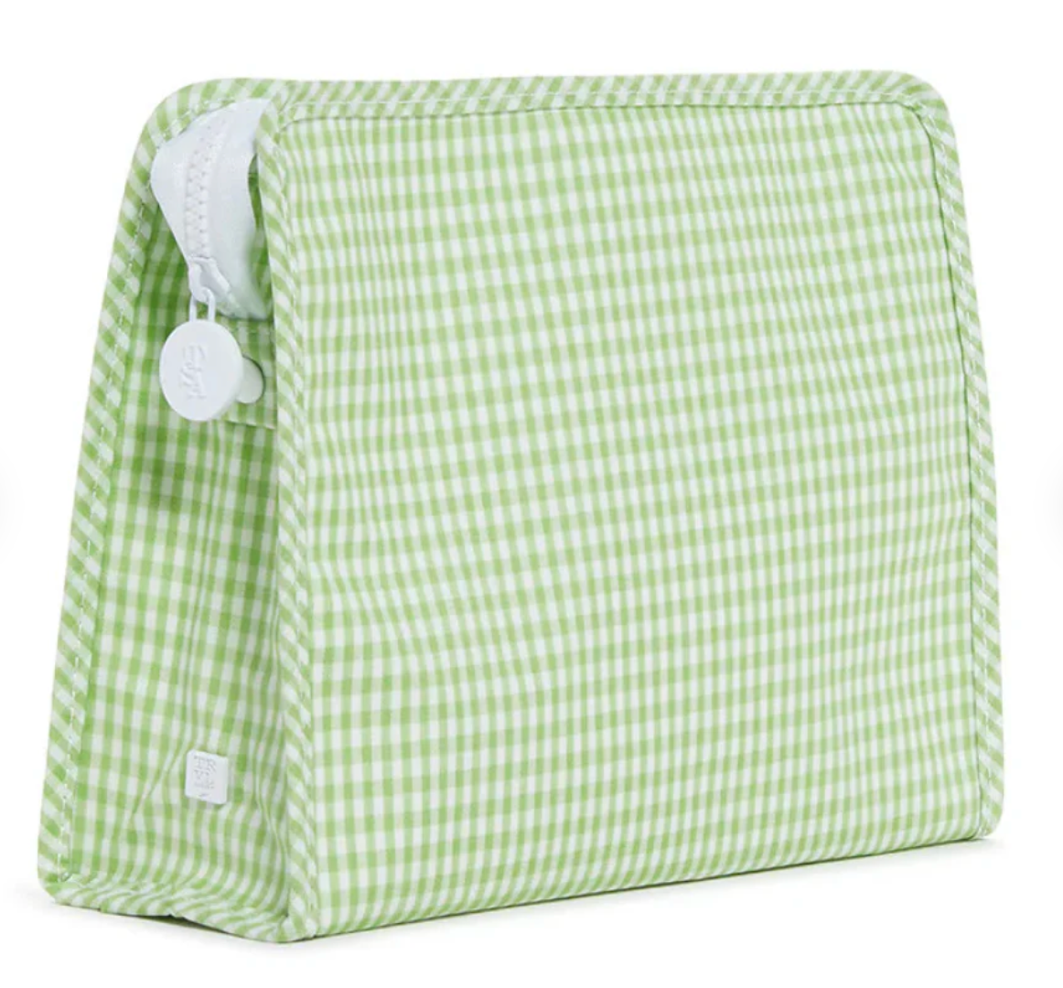 Medium Roadie- Gingham Leaf