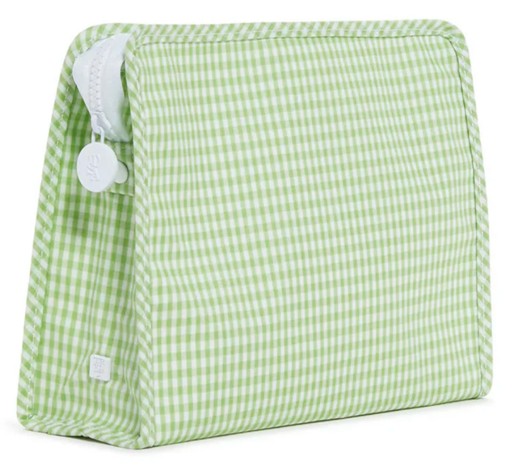 Large Roadie- Gingham Leaf