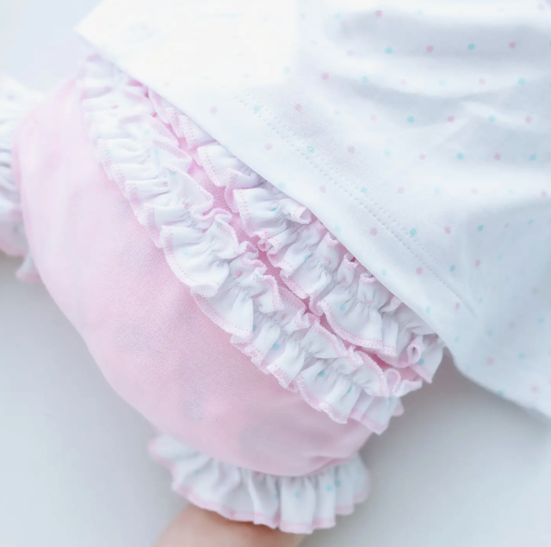 Ice Cream Smocked Diaper Cover Set