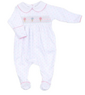 Ice Cream Smocked Footie