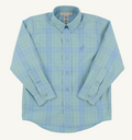 Dean's list Shirt- Audubon Park Plaid/Sarasota Sky