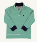 Pendleton Popped Collar- Kelly green/ Nantucket Navy