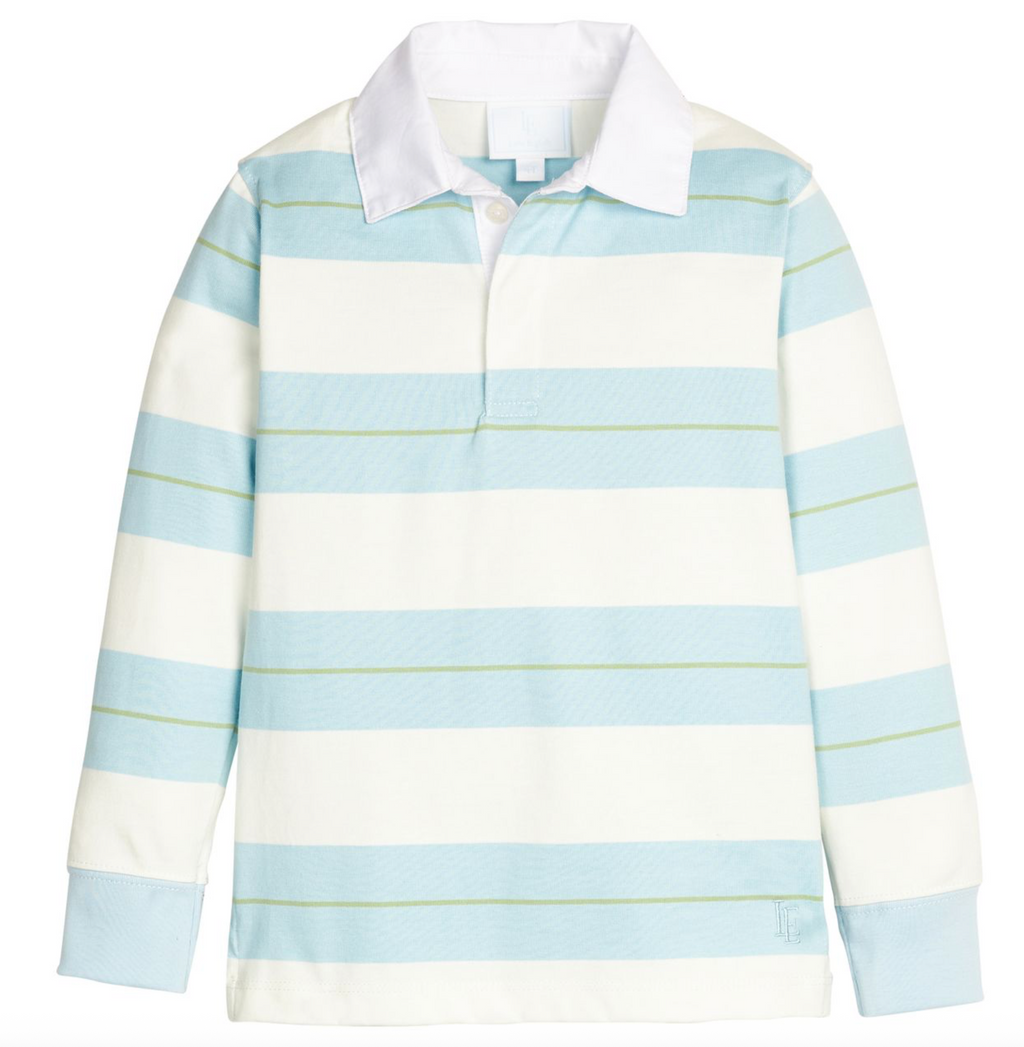 Rugby Polo- Fondren Stripe