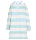 Rugby Polo Dress- Fondren Stripe