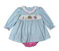 Princess Ball Smocked Skirted Bubble