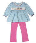 Princess Ball Smocked Pant Set