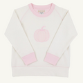 Pumpkin Cassidy Crewneck- Palm Beach Pink Gingham